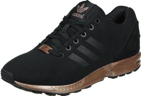 adidas schwarz kupfer|Schwarze adidas ZX Flux .